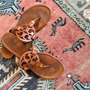 Ladies Tory Burch Miller Sandals Size 8